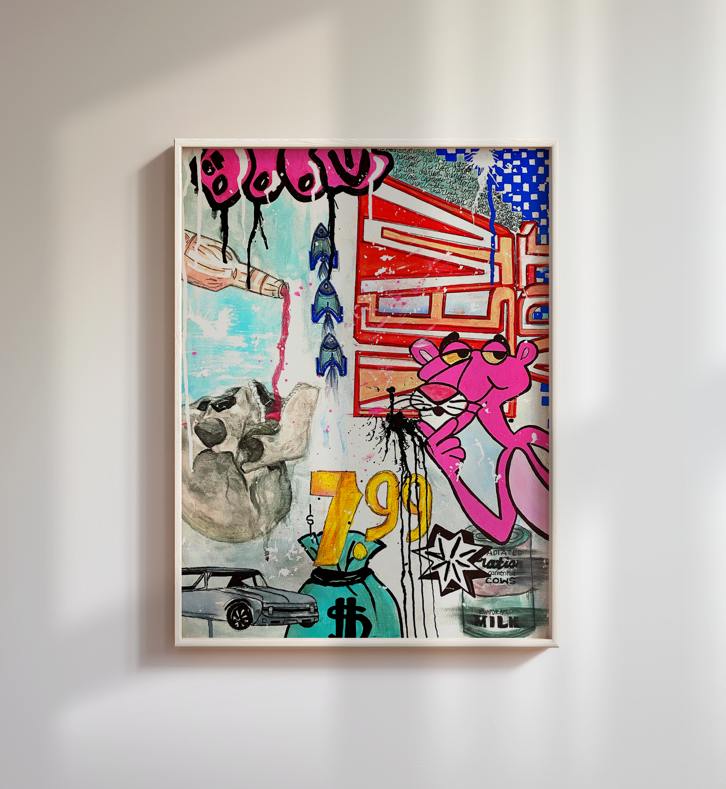 'PINK PANTHER' PRINT