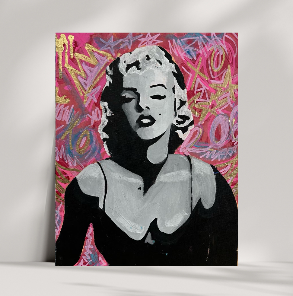 'GRAFFITIED MARILYN' ORIGINAL