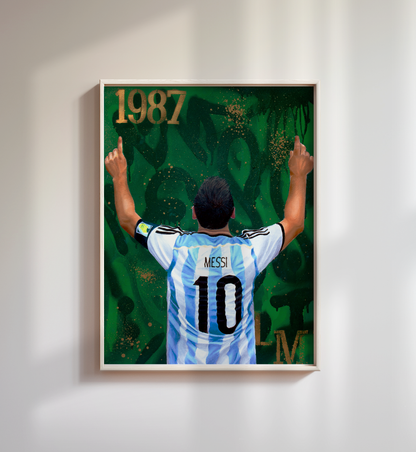 'MESSI' PRINT