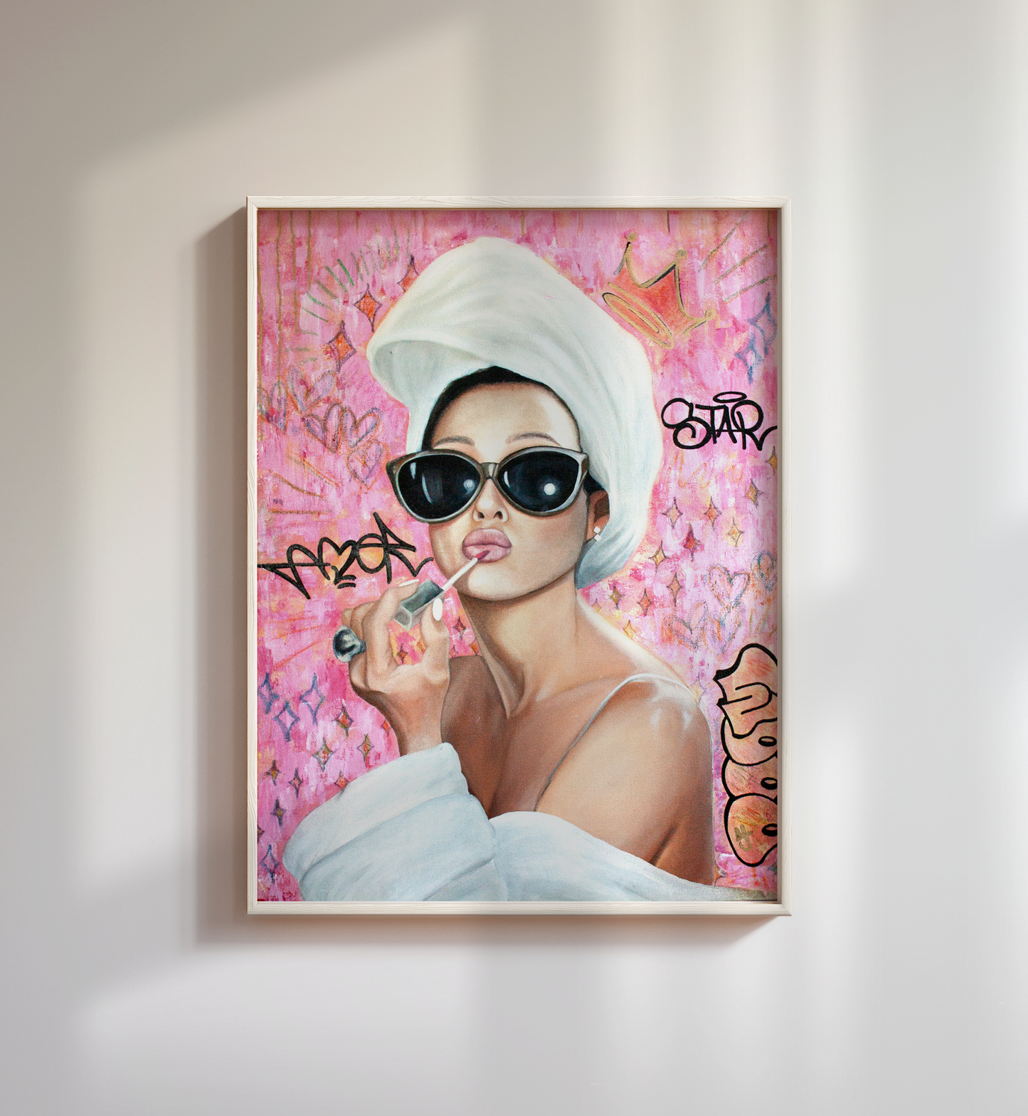 'AUDREY HEPBURN' PRINT